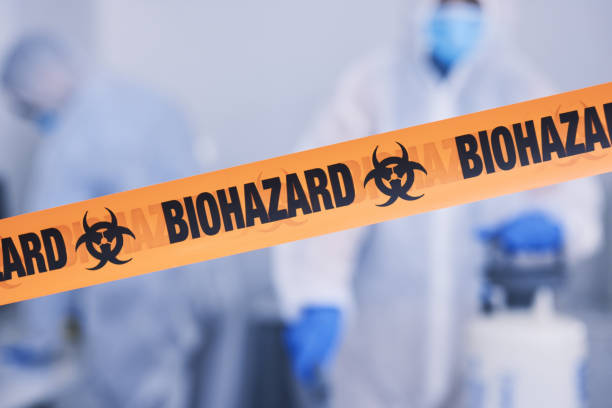 Professional Infectious Disease Decontamination technician working in La Ward, TX